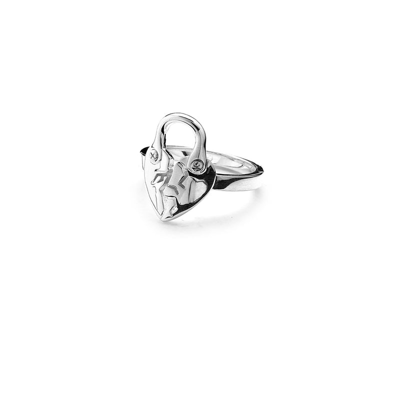 Stolen Girlfriends Club Fractured Heart Ring - Sterling Silver - Ring - Walker & Hall