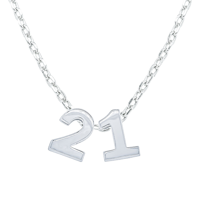 Sterling Silver Noted Letter - Necklace - Walker & Hall