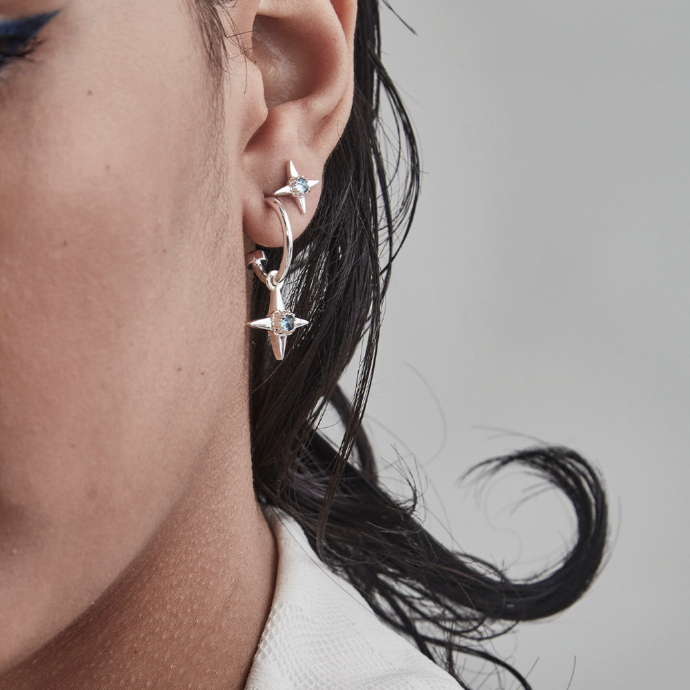 Ninja star earrings store