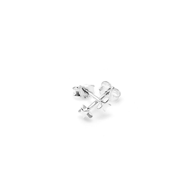 Stolen Girlfriends Club Tiny Stolen Star Earrings - Sterling Silver