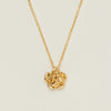 18ct Yellow Gold Albertine Rose Pendant - Necklace - Walker & Hall