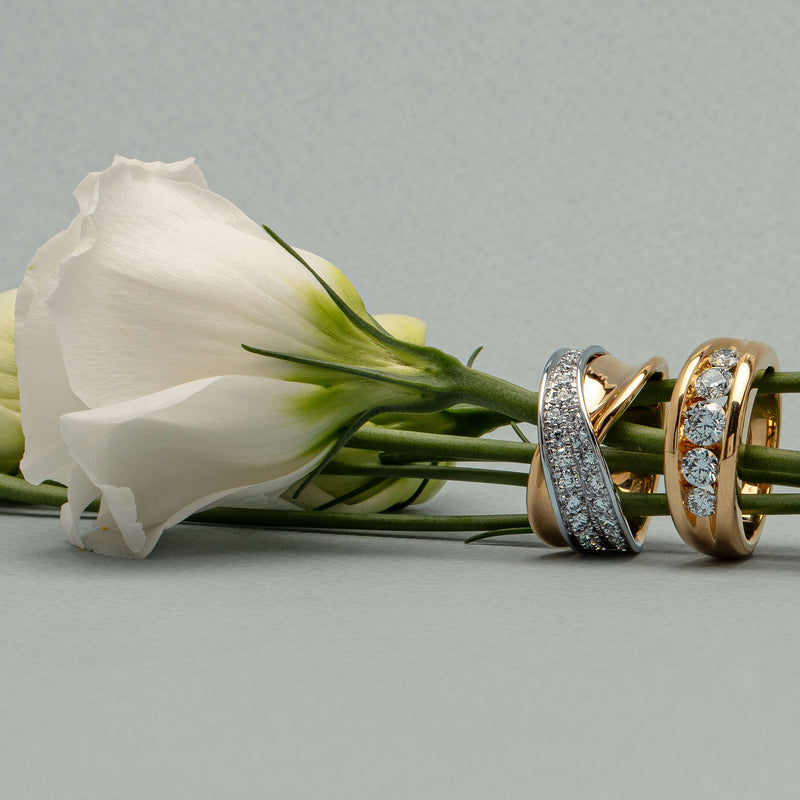 18ct Yellow & White Gold .74ct Diamond Clara Ring - Ring - Walker & Hall