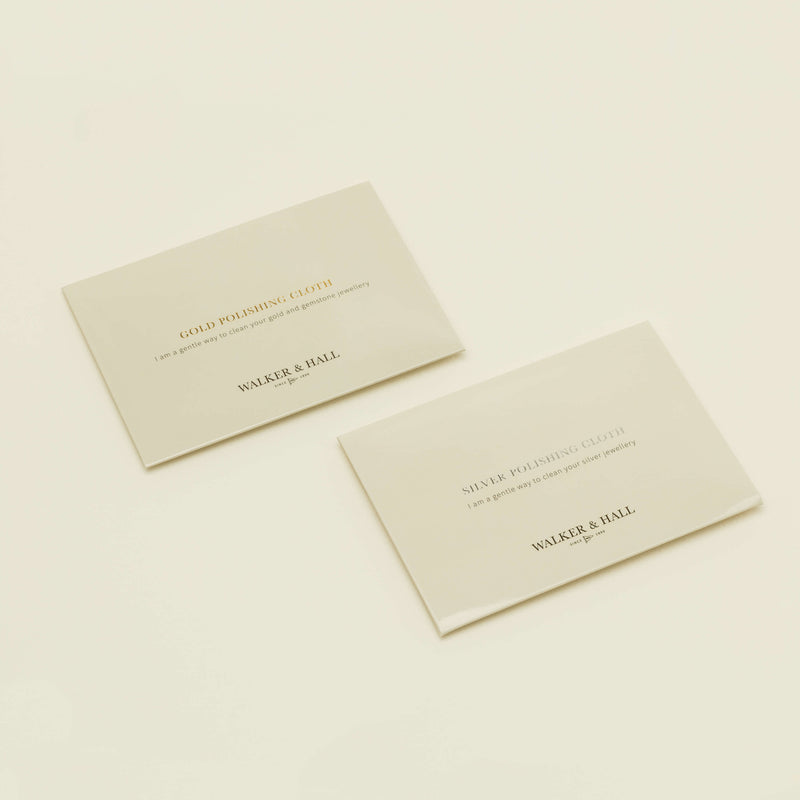 Walker & Hall Silver Polishing Cloth - Jewellery Cleaning Products - Walker & Hall