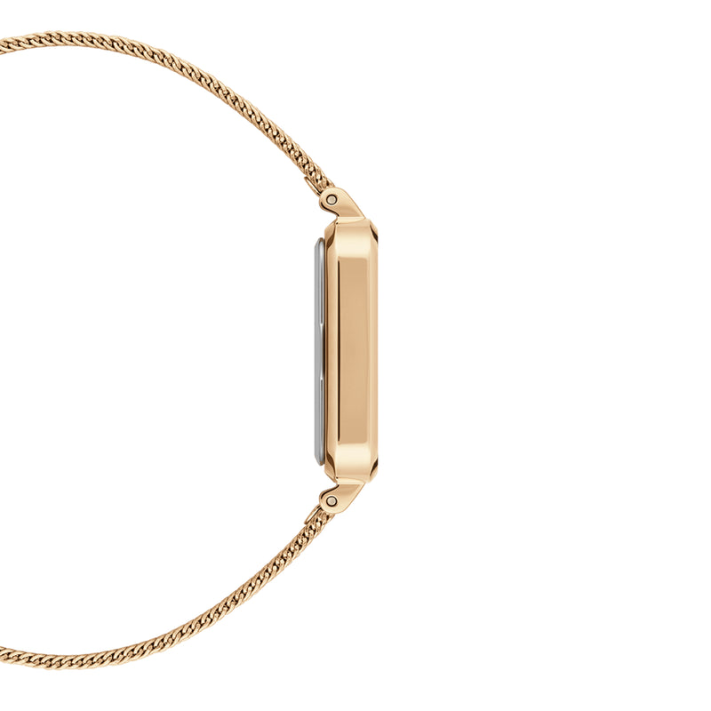 Daniel Wellington Quadro Pressed Evergold Watch - White - Watch - Walker & Hall
