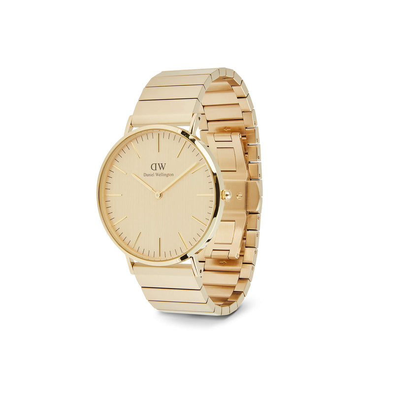 Daniel Wellington Classic Piano Link Gold Unitone Watch-Watch-Walker & Hall