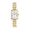 Daniel Wellington Quadro Roman Numerals Date 5-link Gold Watch - Watch - Walker & Hall