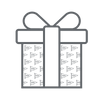 Free gift wrapping icon