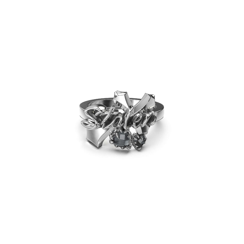 Stolen Girlfriends Club Gothic Sentimental Ring - Silver - Ring - Walker & Hall