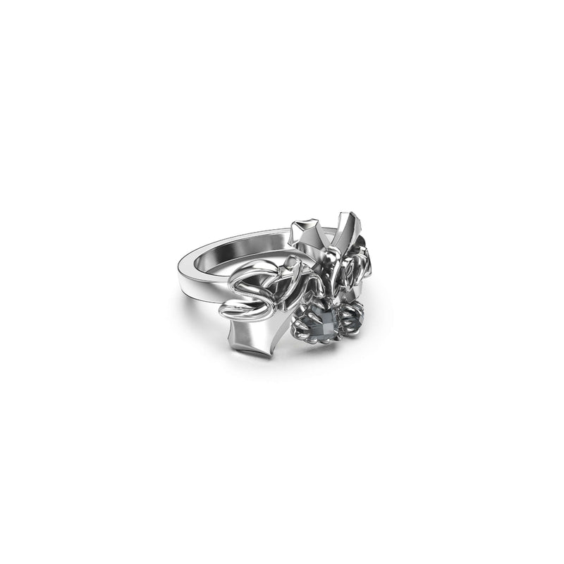 Stolen Girlfriends Club Gothic Sentimental Ring - Silver - Ring - Walker & Hall