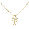 Karen Walker Girl With The Bow Necklace - 9ct Yellow Gold