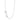 Karen Walker Runaway Safety Pin Necklace - Sterling Silver & Pearl