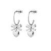 Karen Walker Mini Superlove Hoop Earrings - Sterling Silver