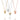 Karen Walker Mini Superlove Necklace - Sterling Silver & 9ct Yellow Gold