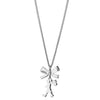 Karen Walker Mini Girl with a Bow Necklace - Sterling Silver