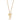 Karen Walker Mini Girl with a Bow Necklace - 9ct Yellow Gold