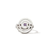 Meadowlark Amethyst Spiral Ring Set - Sterling Silver