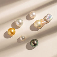 Various shaped loose pearls