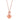 Karen Walker x Walker & Hall Runaway Heart Fob Necklace - 9ct Rose Gold