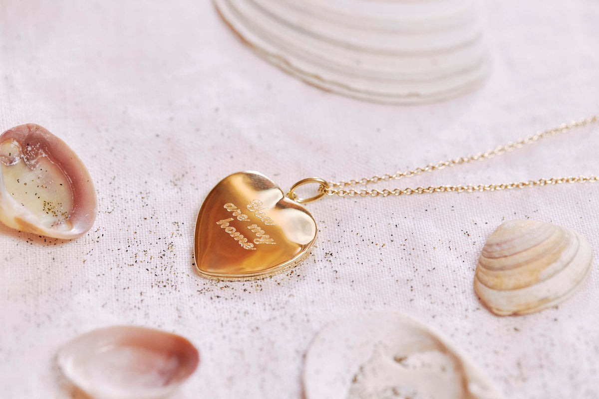 Engraved Guiding Light locket