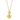 Karen Walker x Walker & Hall Runaway Heart Fob Necklace - Gold Plated