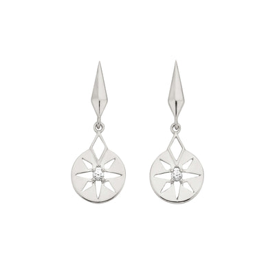 Zoe & Morgan x Walker & Hall Eclipse Earrings - Sterling Silver - Earrings - Walker & Hall
