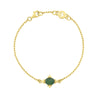 Zoe & Morgan Farah Bracelet - Gold Vermeil & Emerald