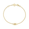 Zoe & Morgan Inti Bracelet - Gold Plated & Peach Zircon