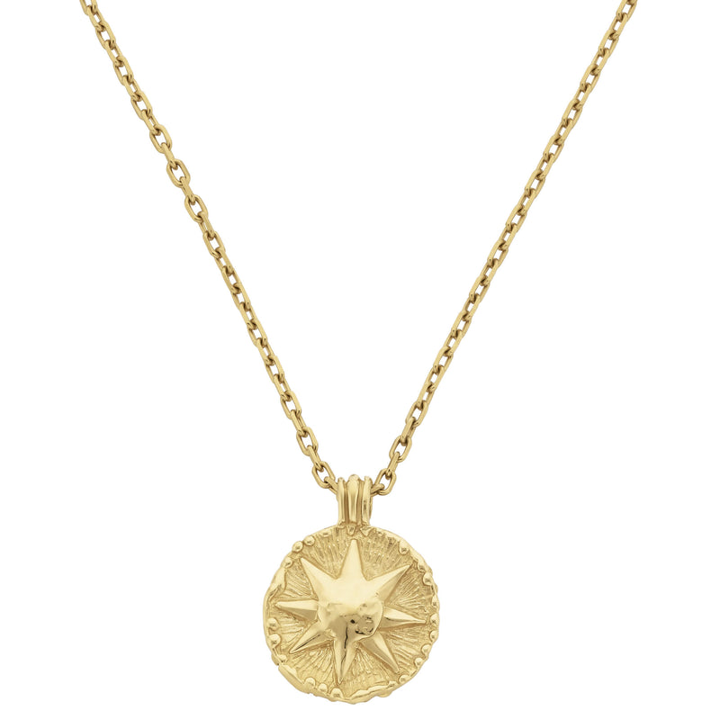 Zoe & Morgan Let the Sun Shine in Necklace - Gold Plated