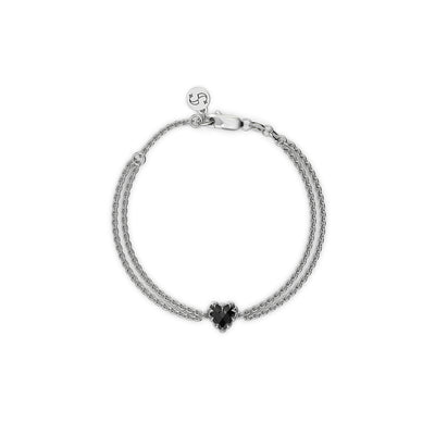 Stolen Girlfriends Club Love Claw Bracelet - Sterling Silver & Onyx - Bracelet - Walker & Hall