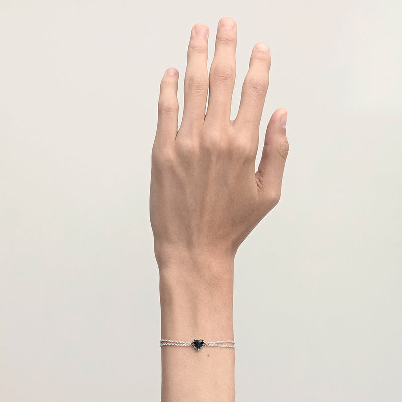 Stolen Girlfriends Club Love Claw Bracelet - Sterling Silver & Onyx - Bracelet - Walker & Hall