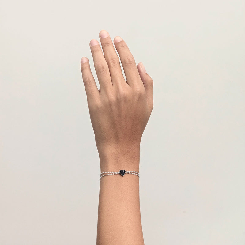 Stolen Girlfriends Club Love Claw Bracelet - Sterling Silver & Onyx - Bracelet - Walker & Hall