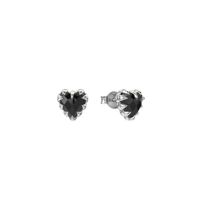 Stolen Girlfriends Club Love Claw Earrings - Sterling Silver & Onyx - Earrings - Walker & Hall