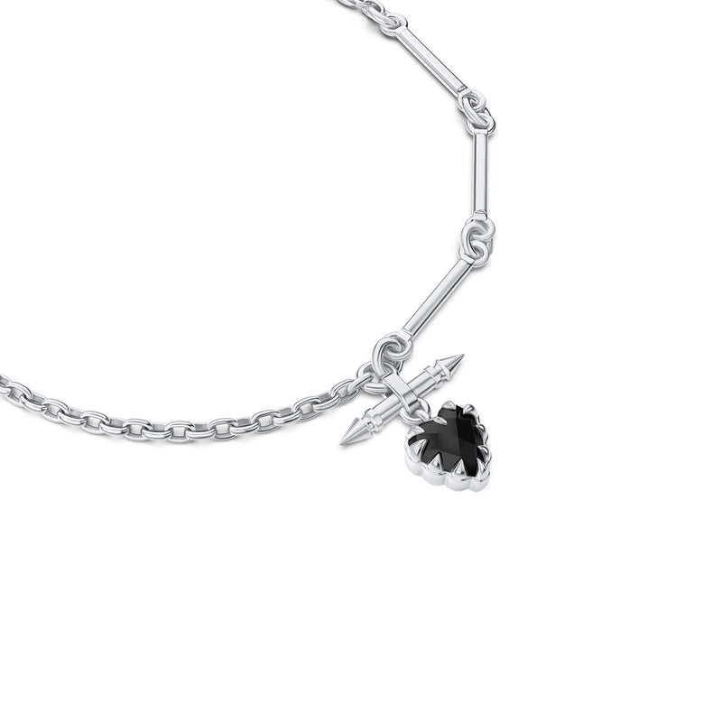 Stolen Girlfriends Club Love Claw Fob Bracelet - Onyx - Bracelet - Walker & Hall