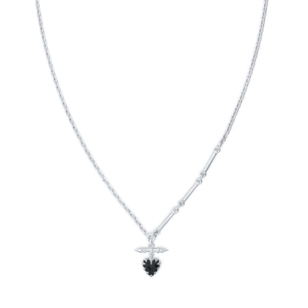 Stolen Girlfriends Club Love Claw Fob Necklace - Onyx - Necklace - Walker & Hall