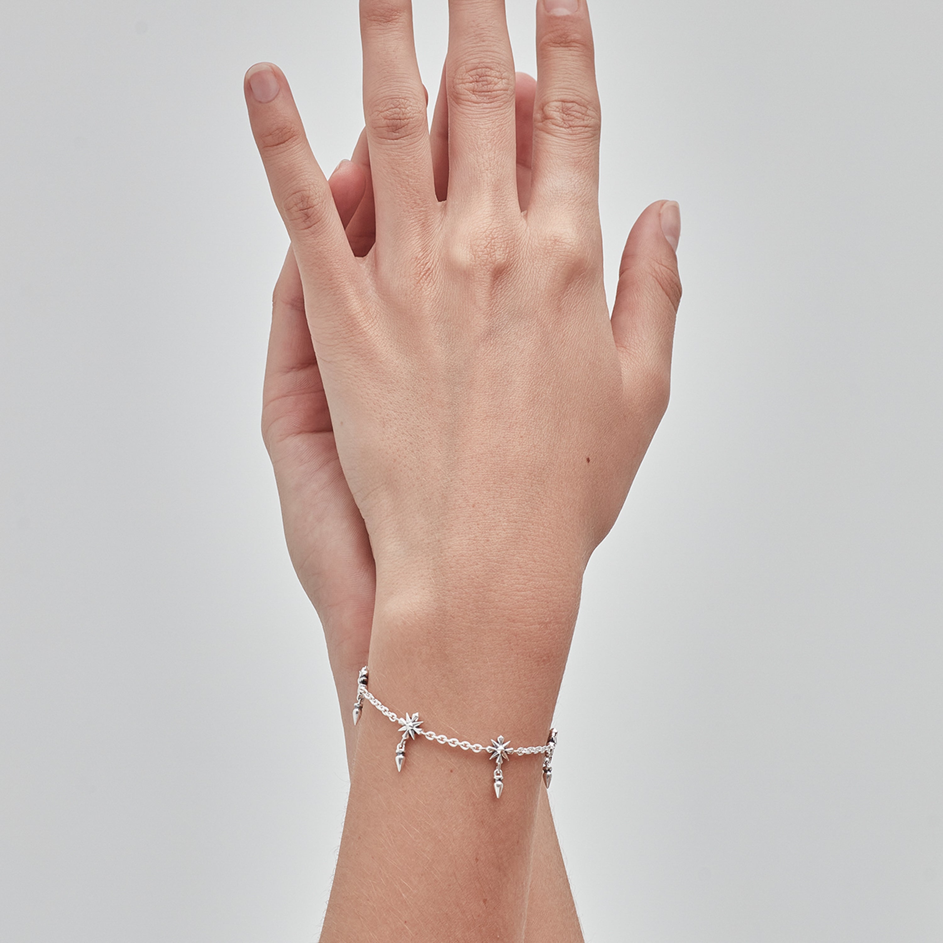 Stolen Girlfriends Club Midnight Cross Bracelet - Silver – Walker