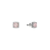 Stolen Girlfriends Club Mini Claw Studs - Rose Quartz