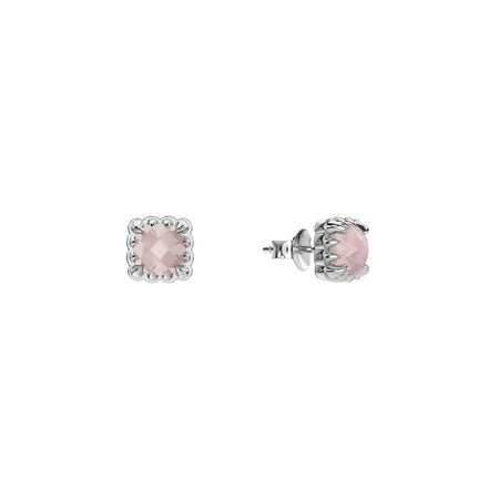 Stolen Girlfriends Club Mini Claw Studs - Rose Quartz