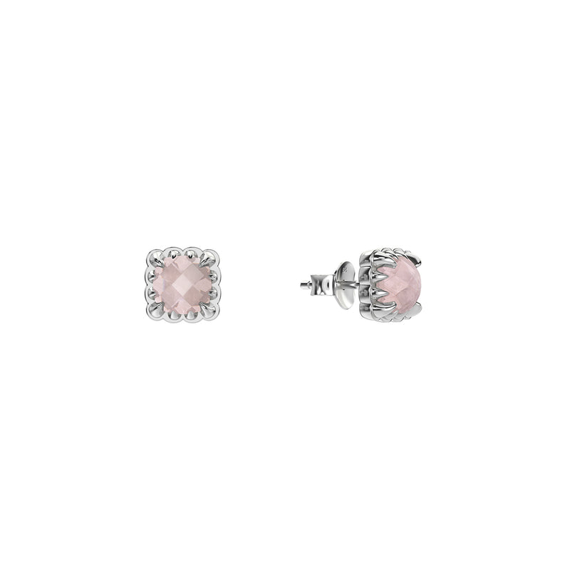 Stolen Girlfriends Club Mini Claw Studs - Rose Quartz