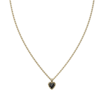 Stolen Girlfriends Club Mini Love Claw Necklace - Gold Plated & Onyx - Necklace - Walker & Hall