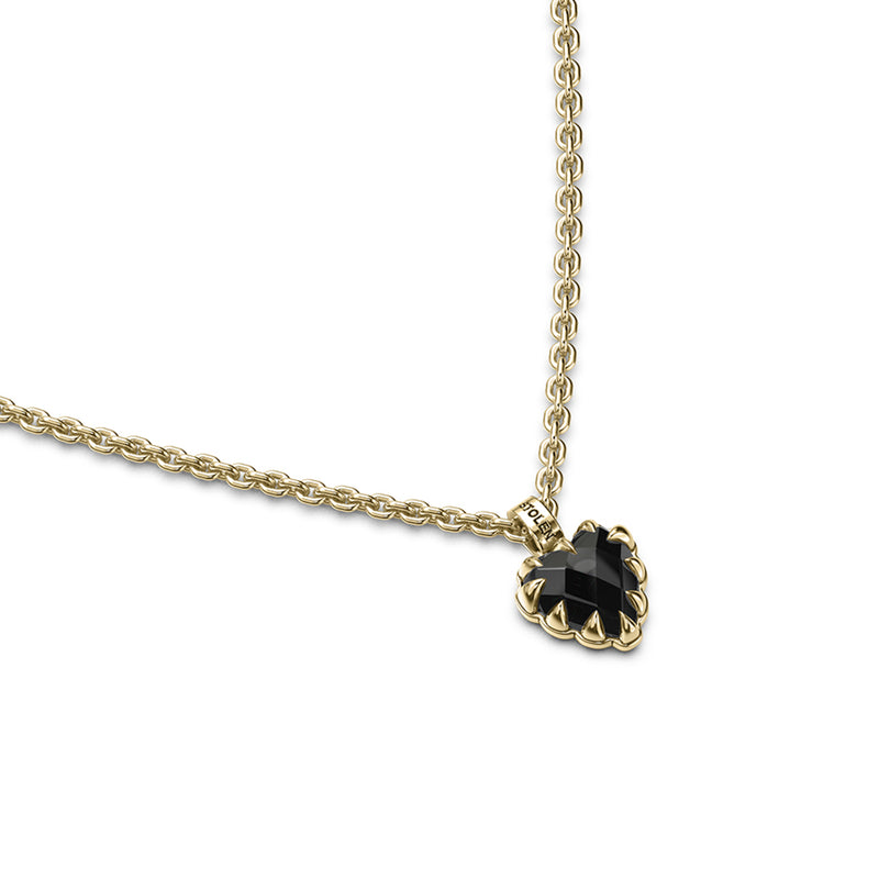 Stolen Girlfriends Club Mini Love Claw Necklace - Gold Plated & Onyx - Necklace - Walker & Hall