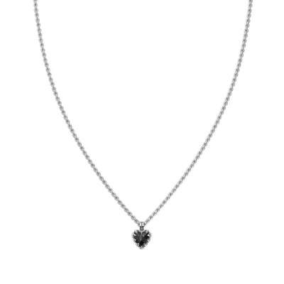 Stolen Girlfriends Club Mini Love Claw Necklace - Silver & Onyx - Necklace - Walker & Hall