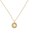 Zoe & Morgan Moonbird Necklace - Gold Plated