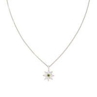 Zoe & Morgan Nora Necklace - Silver & Chrome Diopside - Necklace - Walker & Hall