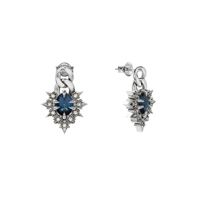 Stolen Girlfriends Club Regal Ruin Drop Earrings - Silver - Earrings - Walker & Hall
