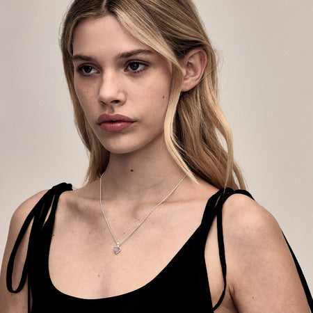 Stolen Girlfriends Club Mini Love Claw Rose Quartz Necklace - Necklace - Walker & Hall