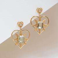 Zoe & Morgan gold plated earrings