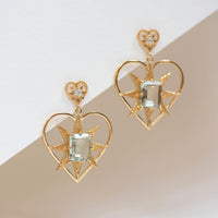 Gold plated earrings