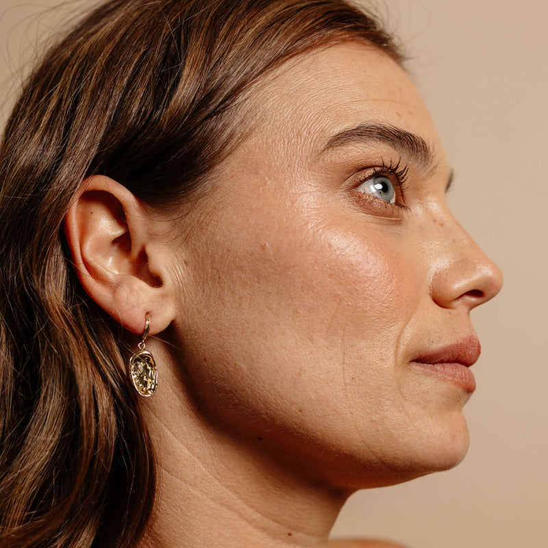 Zoe & Morgan Soul Paua Earrings - Gold Vermeil - Earrings - Walker & Hall