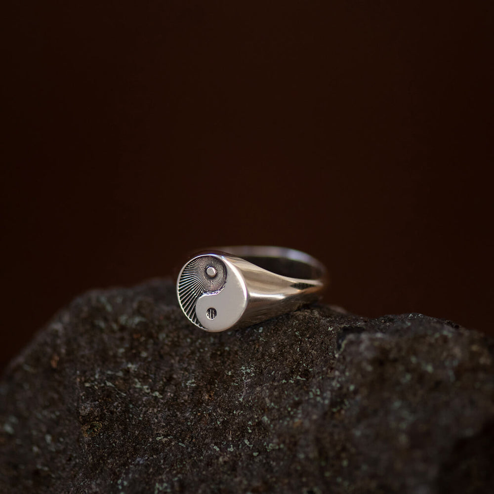 Zoe & Morgan Yin Yang Ring - Sterling Silver