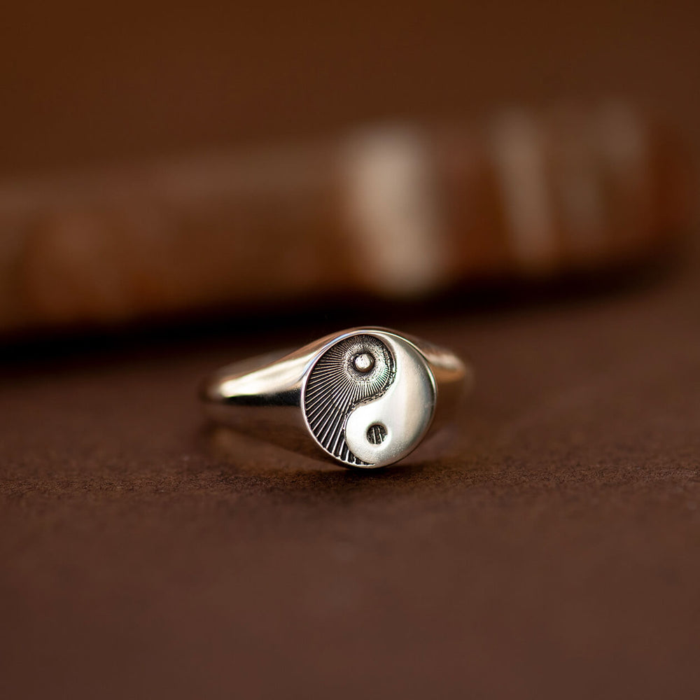 Zoe & Morgan Yin Yang Ring - Sterling Silver